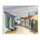 André Duculty (1912-1990) Watercolor on paper "Ile de Ré" Signed lower right and dated 1955
