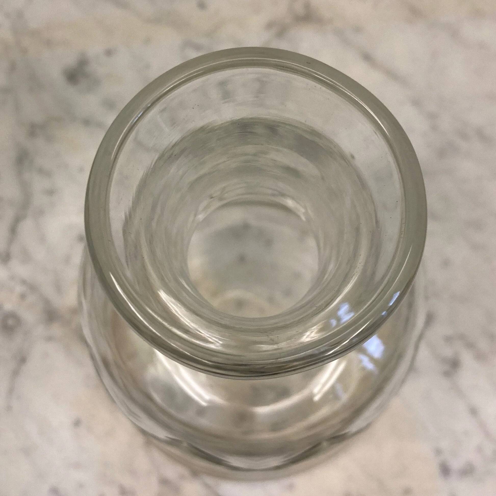Baccarat beautiful pair of cut crystal carafes with crossed bevels | decanter