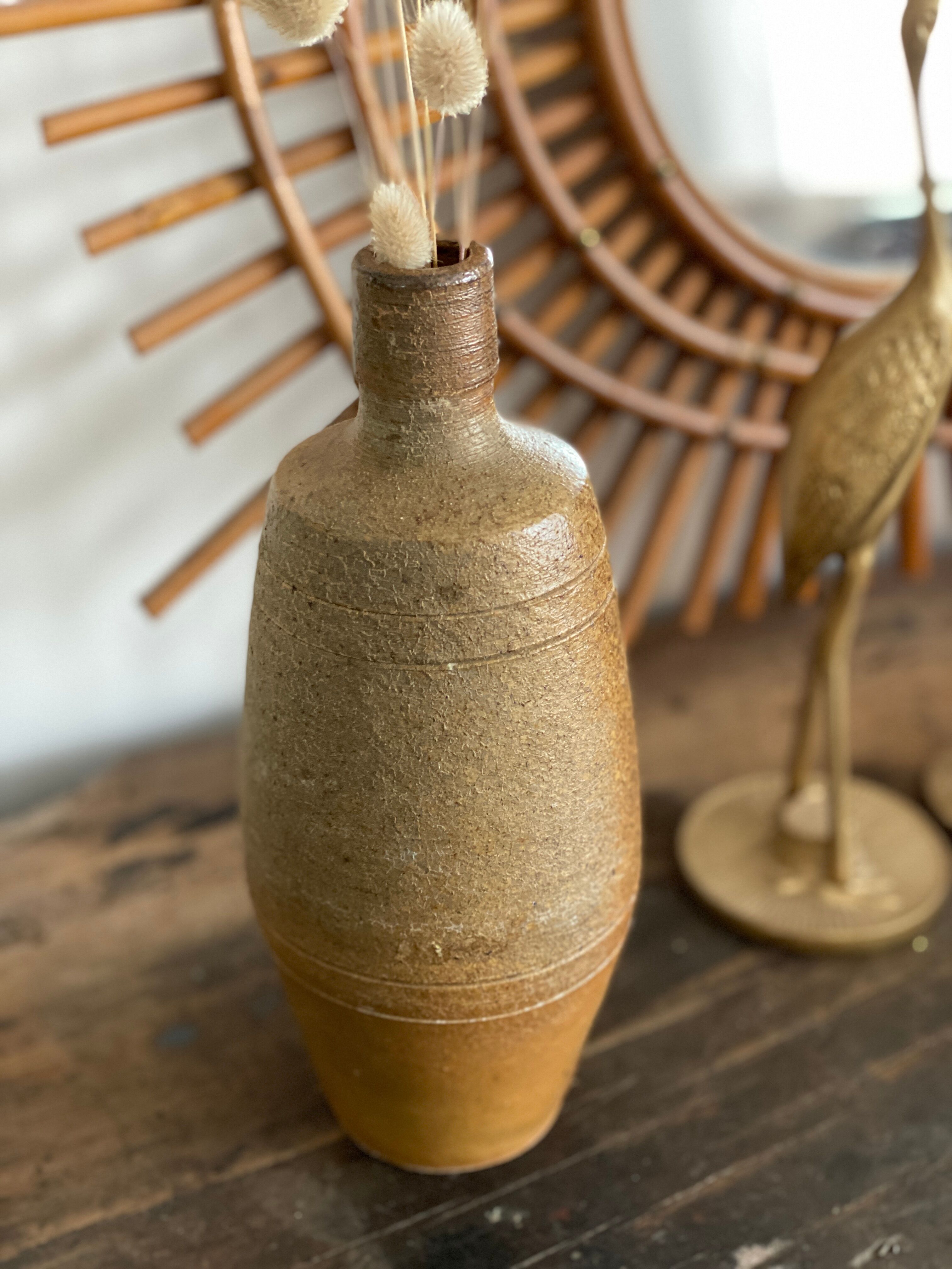 Vintage stoneware vase