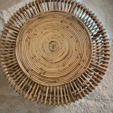 Table basse rotin