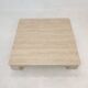 Table basse en travertin italien "Opium", années 1980.