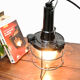 Black bakelite hand lamp