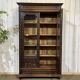 Breton library from the early 20th century in chestnut wood