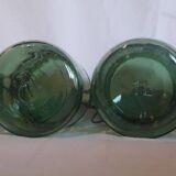 4 identical 1l green solidex jars