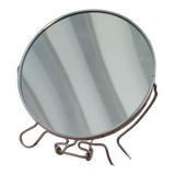 Vintage round barber mirror