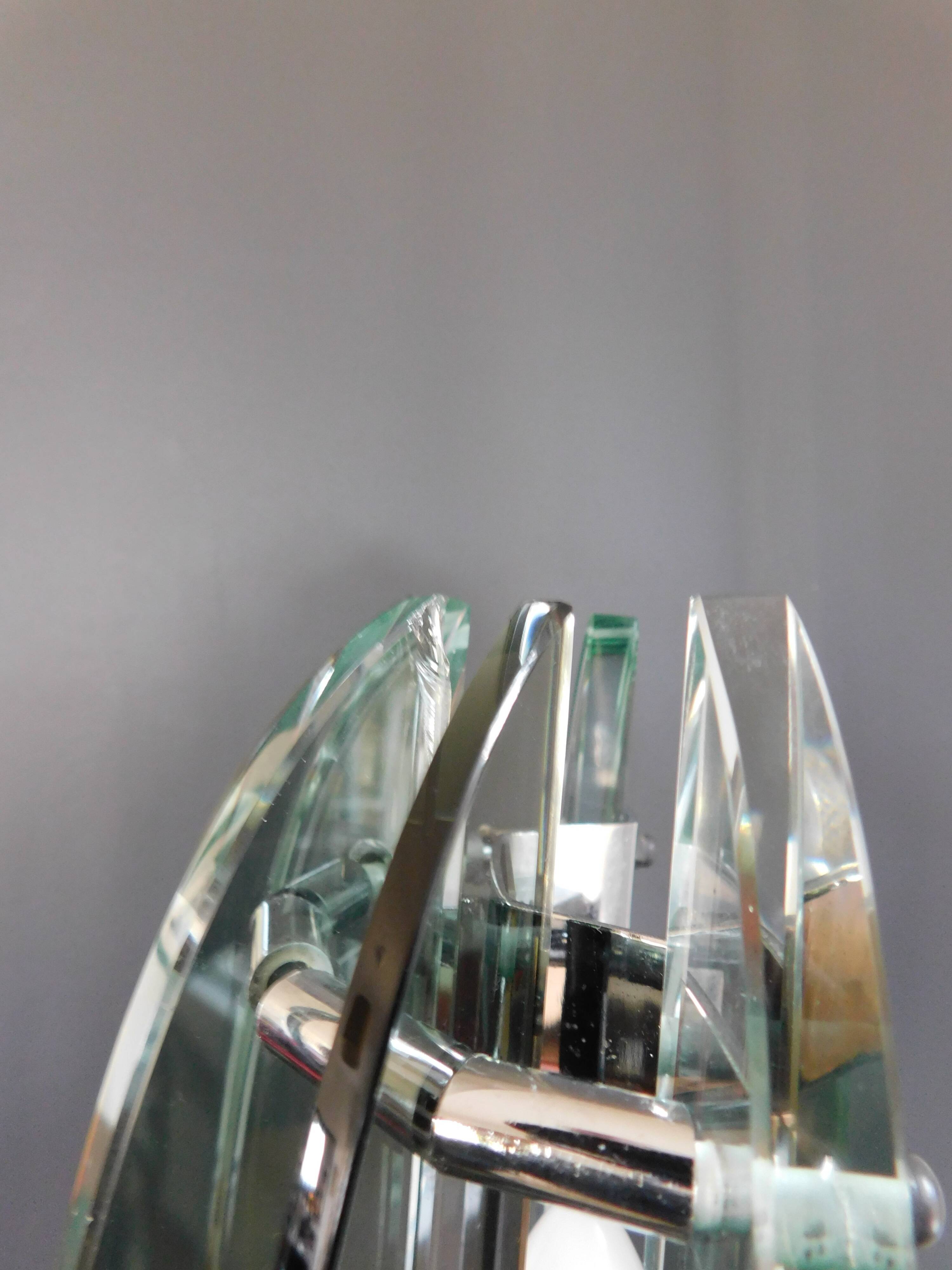 4 vintage italian design veca wall lamps