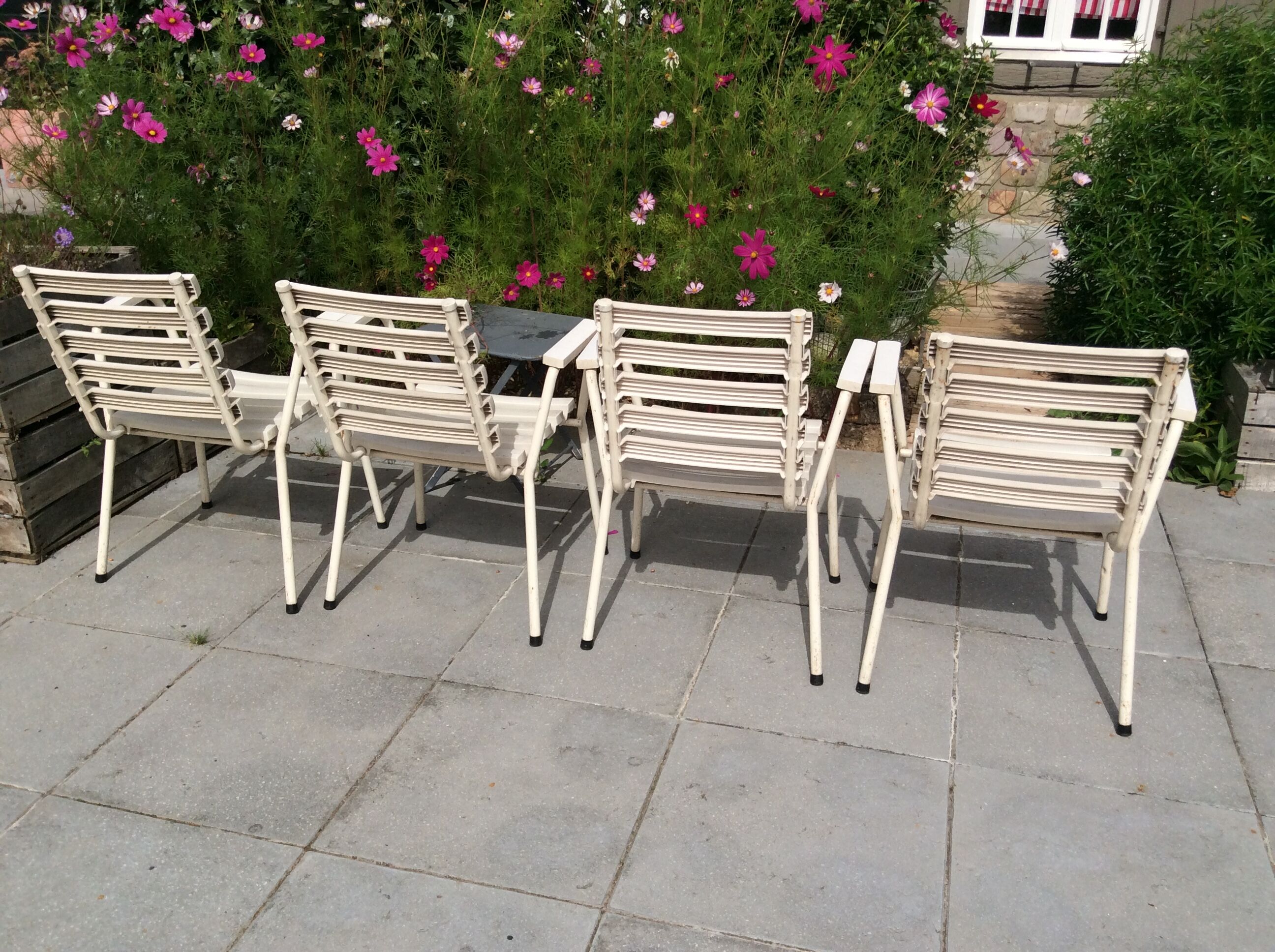 4 fauteuils de jardin