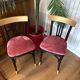 Redesigned powder pink bistro chair