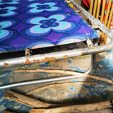 Camp bed or vintage sunbathing