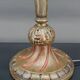Large Art Deco lamp in gilded wood, France, circa 1920
