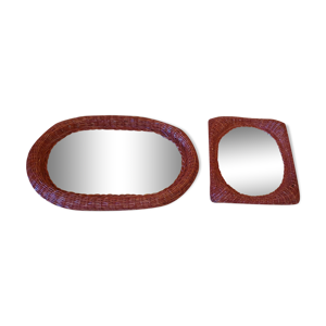 Duo de miroirs vintage