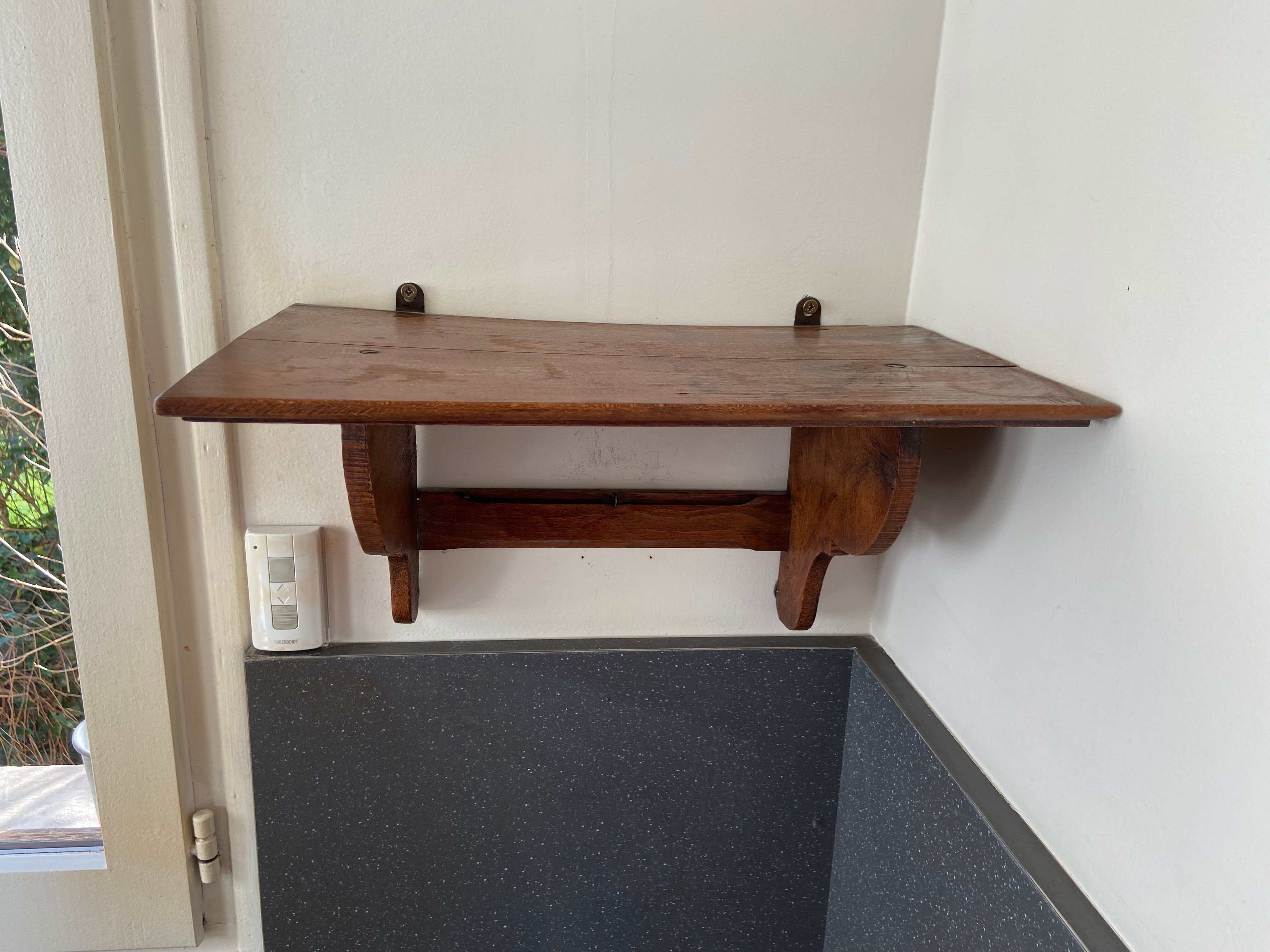 Antique wall shelf