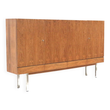 Rare vintage rosewood sideboard by Leo Bub for Wertmöbel.