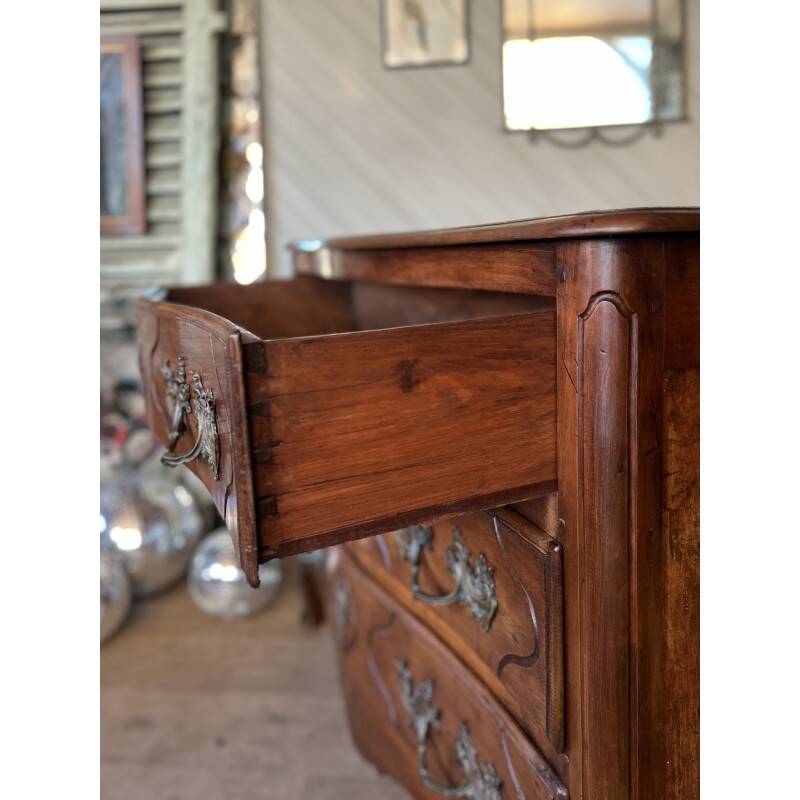 Curved commode in Louis XV style