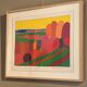 Tableau ciel Jaune de Pierre Wittmann 1980s