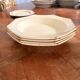 Old Lot Faience Plate Creil Montereau 19th Century Ivory Pearl Decor
