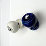 Vintage Ceramic Wall Lamps with Adjustable Mount. Set of 2, 1970s