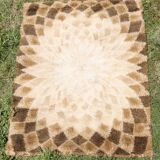 Tapis "space age". motifs psychédélique. circa 1970