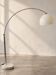 Lampadaire Arc design pied marbre