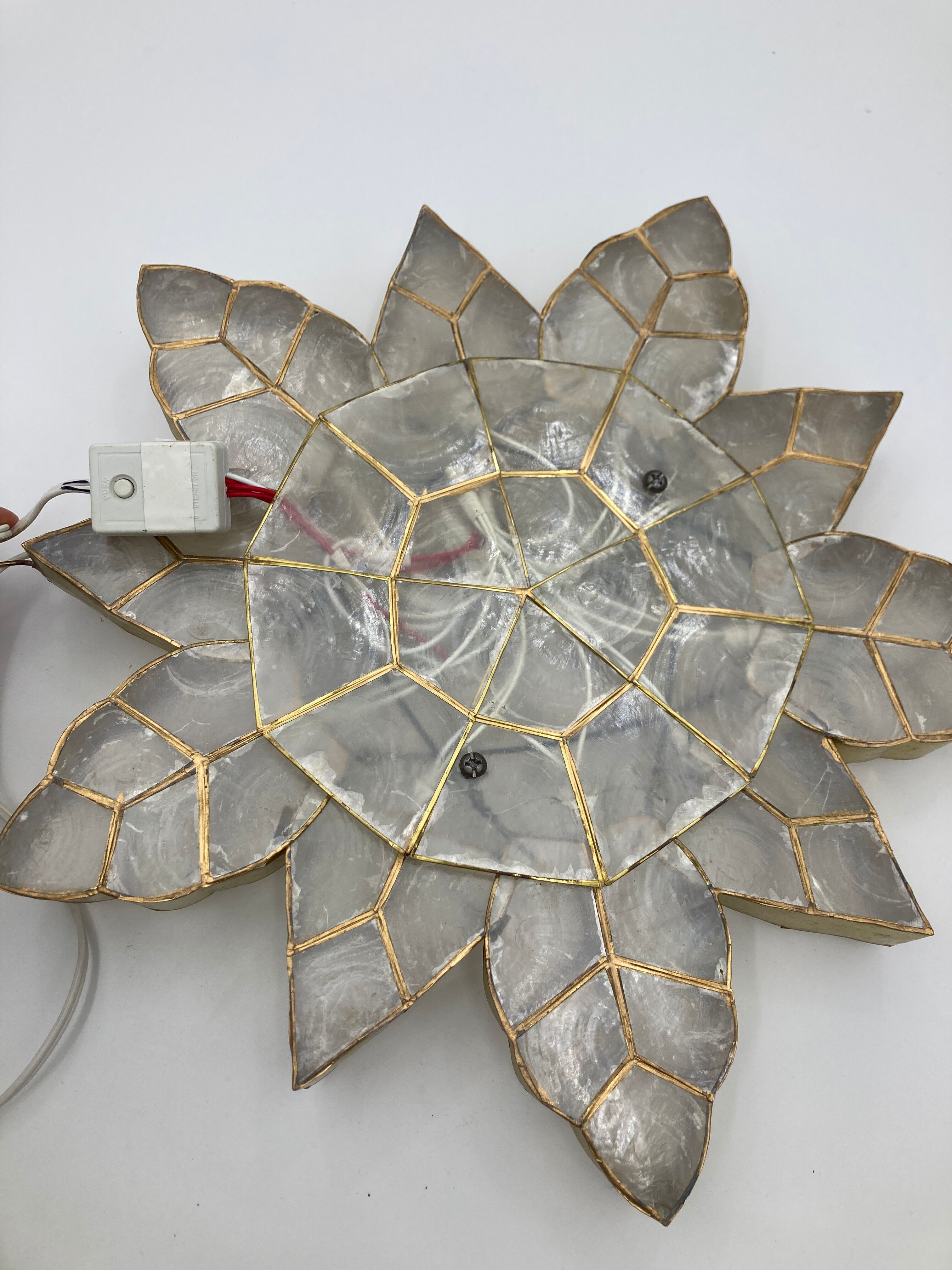 Étoile lumineuse en nacre