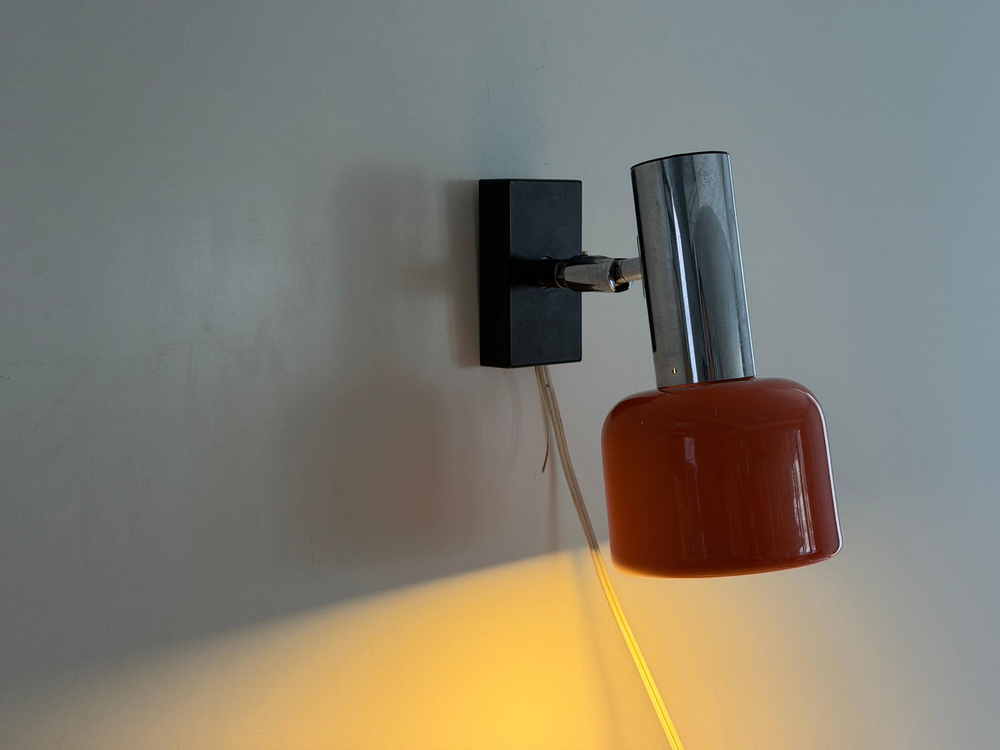 Simple metal wall light NO AGE, 1970s, Germany