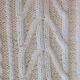 Hand-knitted wool blanket or plaid