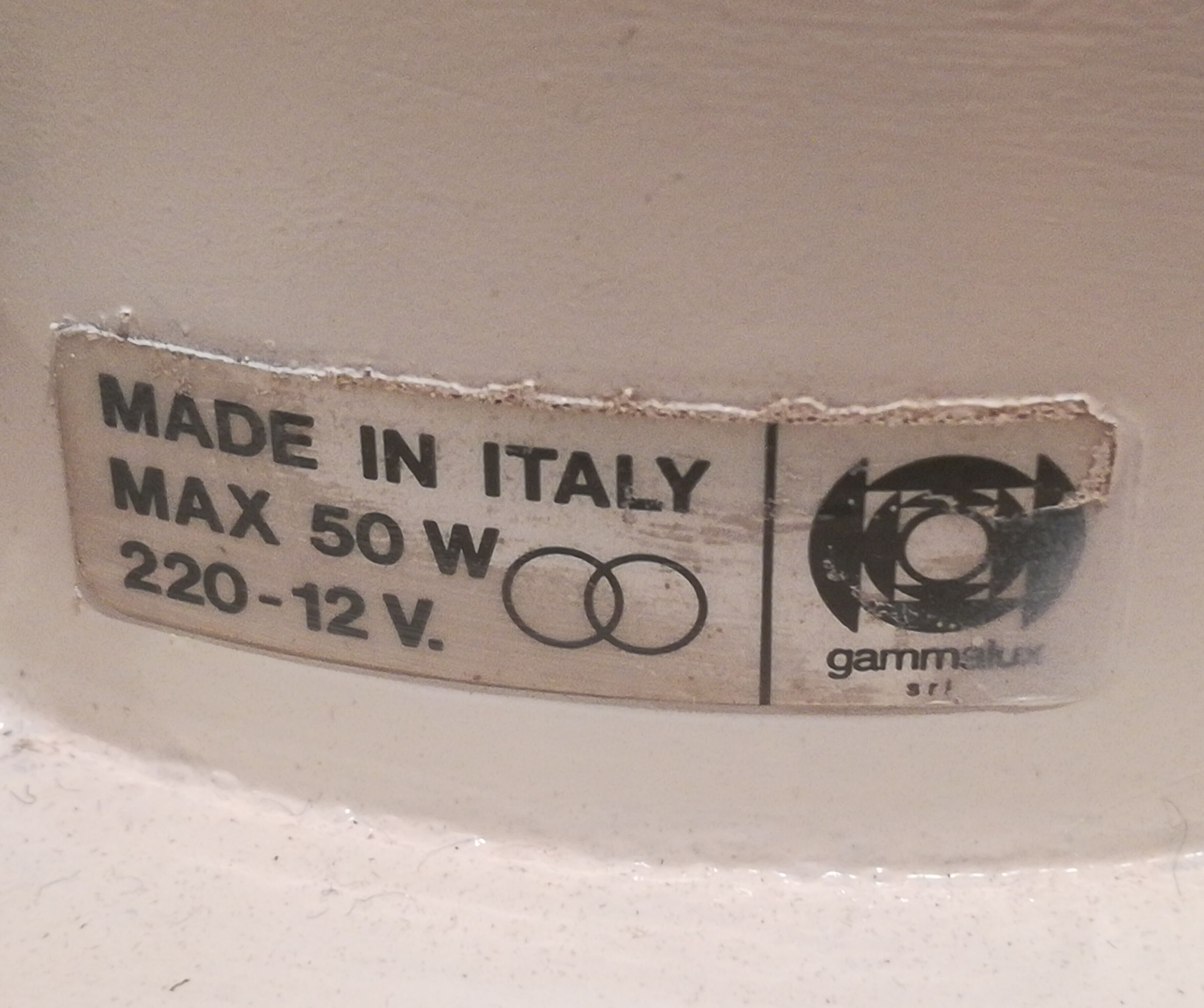 Gammalux articulated floor lamp in lacquered metal