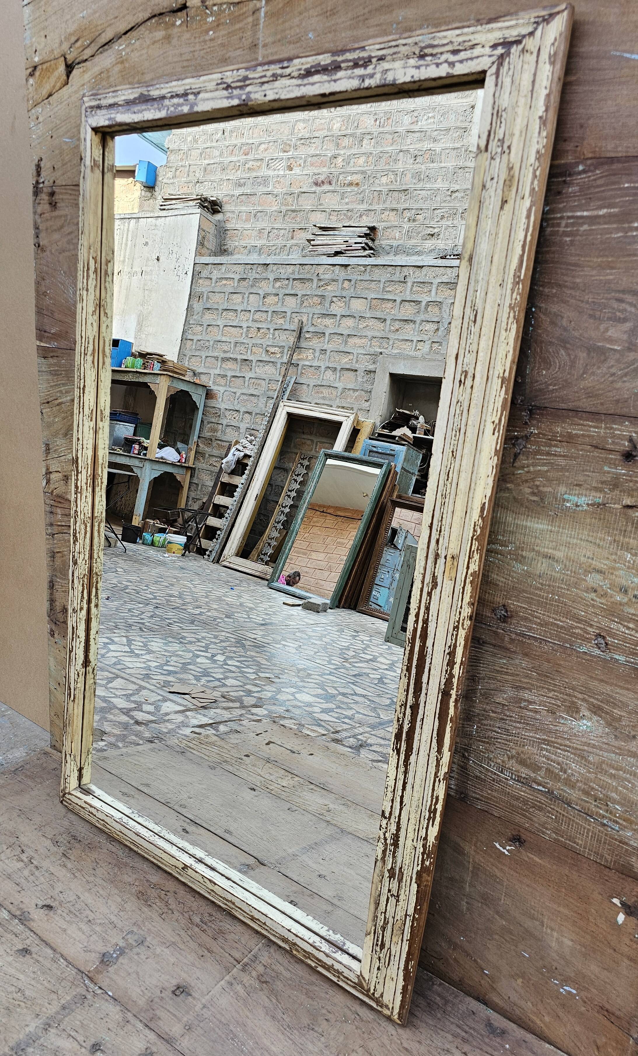 Teak mirror from Burma