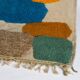 Vintage Moroccan rug with pop colours from the 1970s.