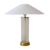 Lampe à poser en verre et laiton du milieu du siècle Bergbom B-019 Suède 1960s