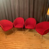 A set of four Megan club armchairs designed by René Holten, Artifort, the Netherlands