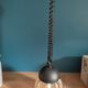Suspension glass globe adjustable height old vintage Dp 0322021