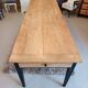 SUPERB RENOVATED FARMHOUSE TABLE 2.50m BLACK/WOOD