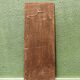 Bas-relief in terracotta, raw art, signed Christophe Jehan.