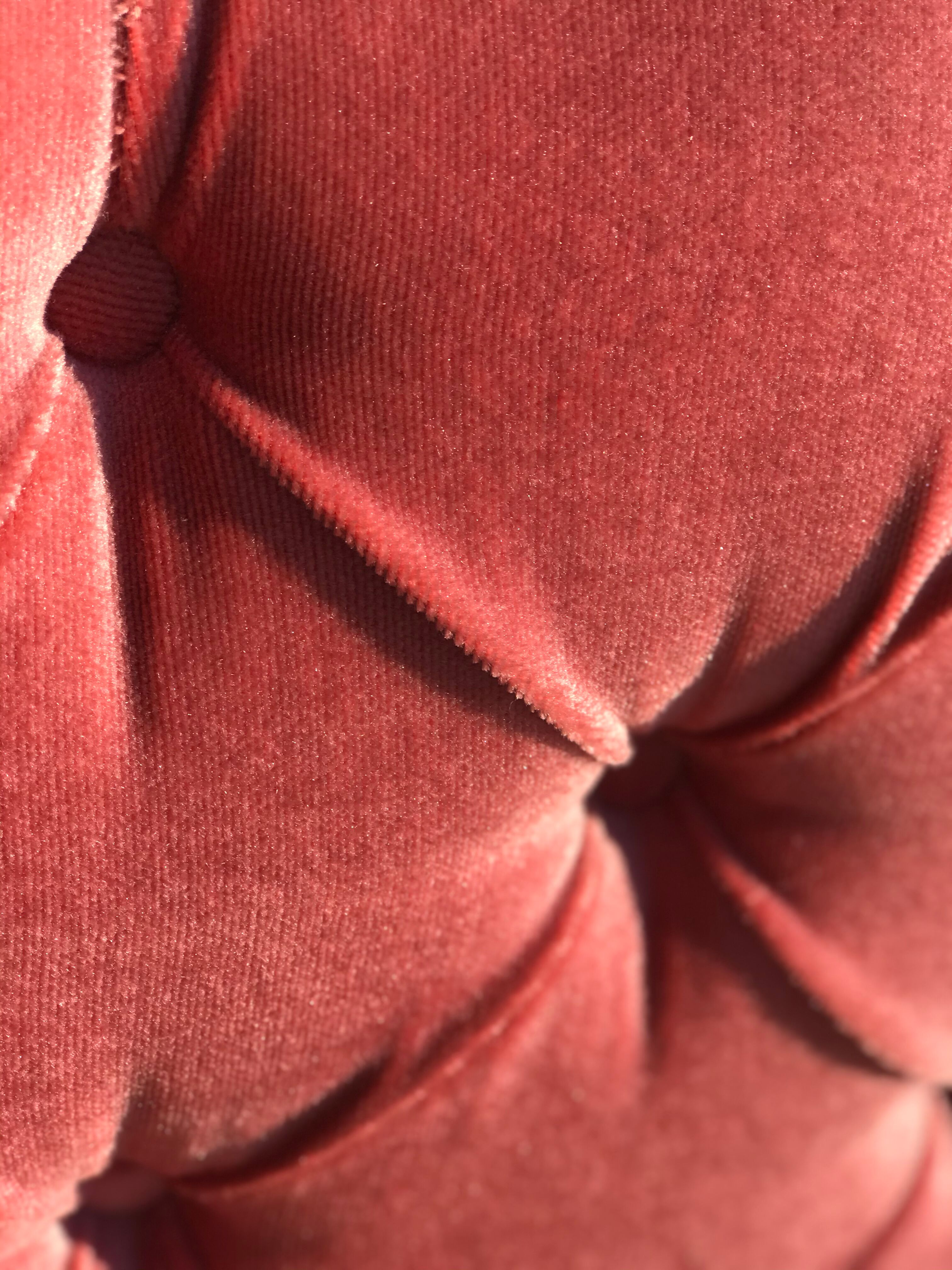 Louis XV style headboard padded velvet