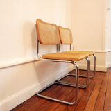 Pair of Cesca B32 chairs by Marcel Breuer
