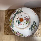 Pot à gingembre jar potiche chinois famille rose 19 ème Qing dynastie