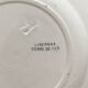 4 dessert plates ironstone "Liserons" Choisy le Roi