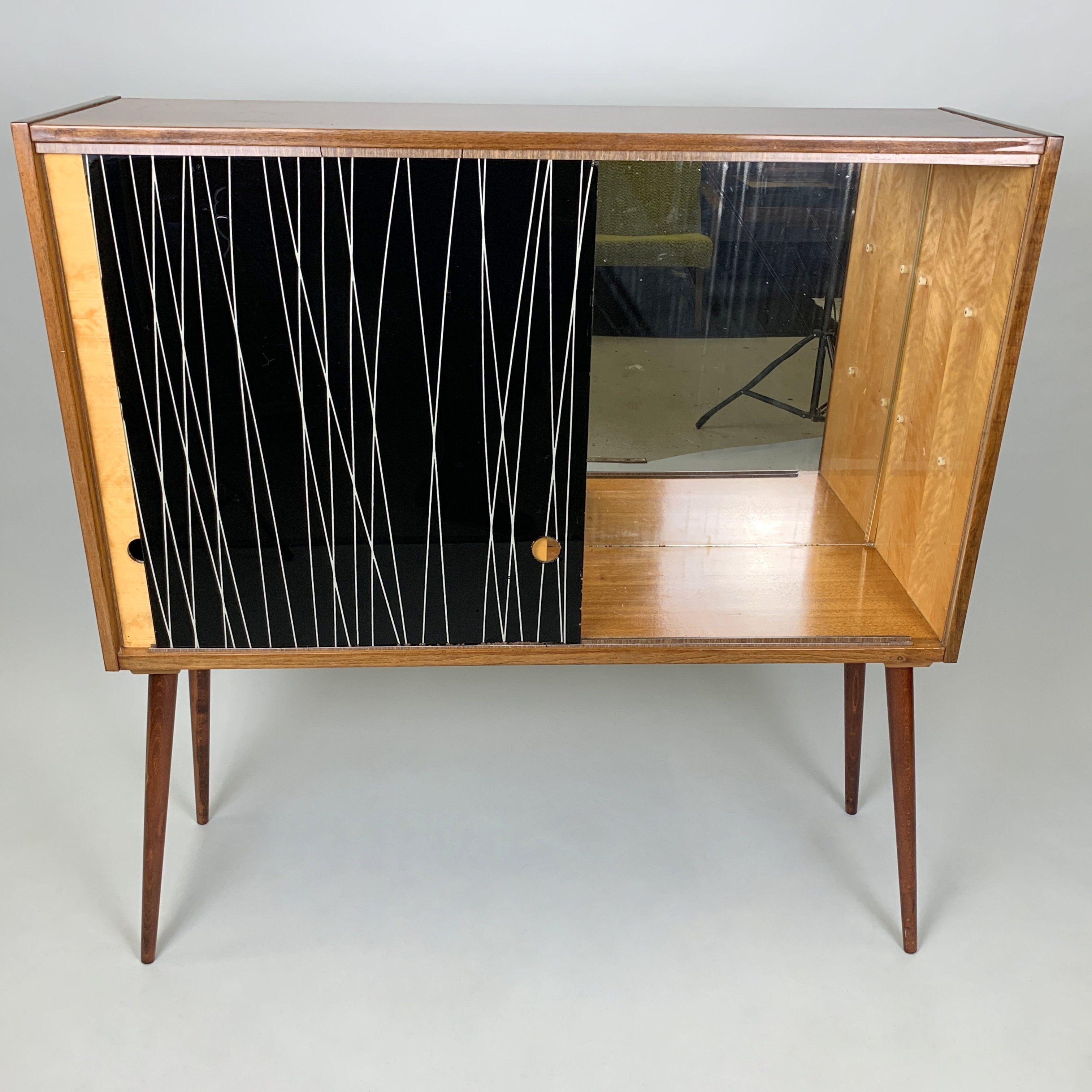 Vintage Cabinet by B. Landsman & H. Nepozitek for Jitona, 1960's