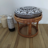 Tabouret en rotin