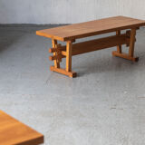 Dining set of 3 in solid oregon pine