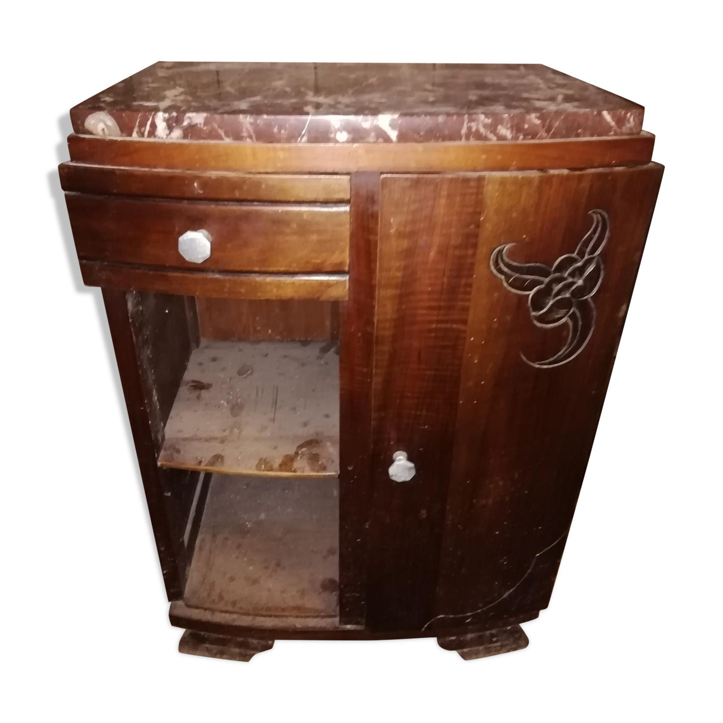 1950s art deco bedside