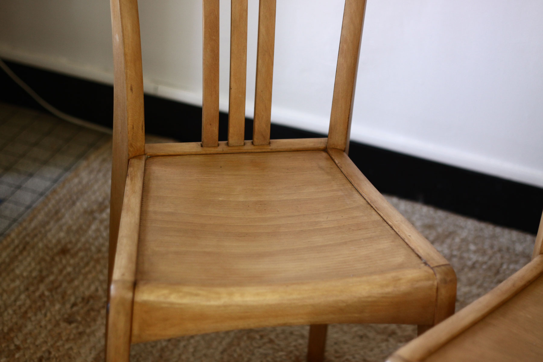 Pair of restored bistrot Stella chairs