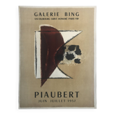 Jean PIAUBERT, Bing Gallery, 1957. Original lithograph poster