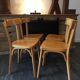 Série de 4 chaises bistrot baumann