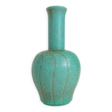 Vase en céramique Art Déco Bo Fajans Ewald Dahlskog, Suède, 1937