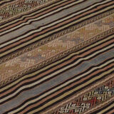 Anatolian handmade kilim rug 230 cm x 138 cm