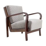 1940s Art Deco Armchair, Czechoslovakia