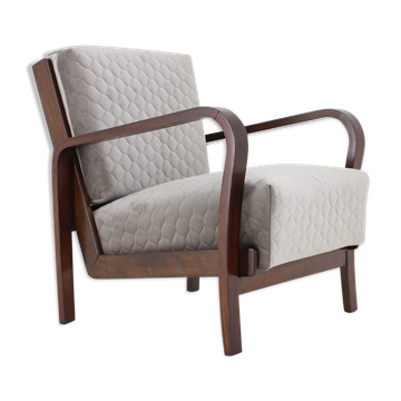 1940s Art Deco Armchair, Czechoslovakia