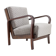 1940s Art Deco Armchair, Czechoslovakia